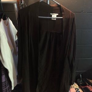 FRED DAVID BROWN CARDIGAN